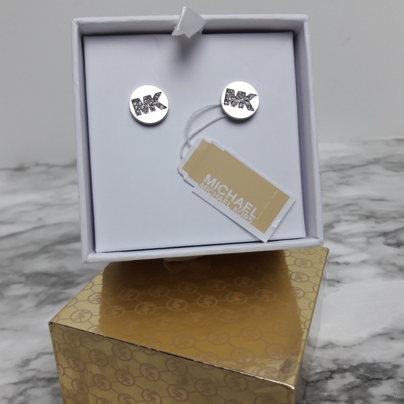 Michael Kors Jewelry - Michael Kors Logo Stud Earrings NWT